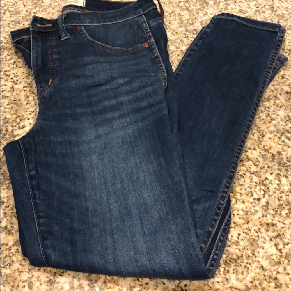 Madewell 10” high rise skinny jeans